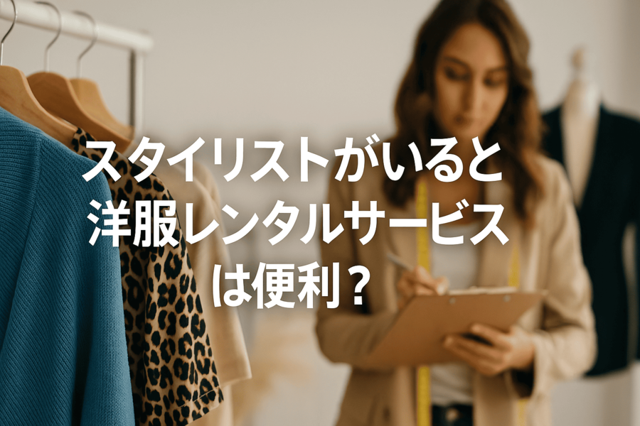 スタイリストがいると洋服レンタルサービスは便利？